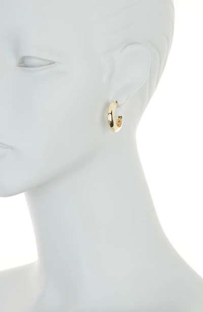 Sterling Forever Danika Hoop Earrings In Gold
