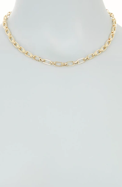 Sterling Forever Elara Chain Necklace In Gold