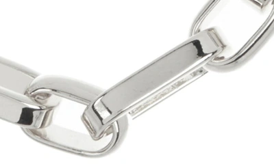 Sterling Forever Elara Chain Necklace In Silver