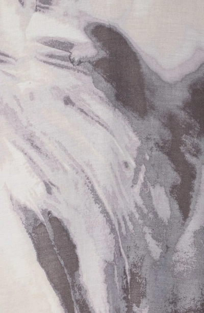 Vince Camuto Ink Wave Wrap Scarf In Neutral