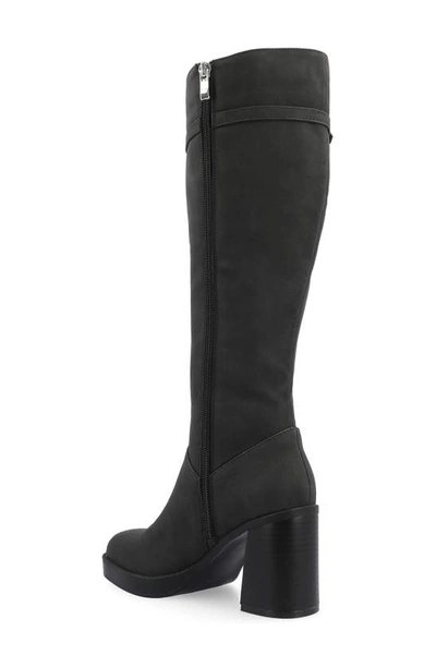 Shop Journee Collection Letice Tru Comfort Foam Knee High Boot In Black