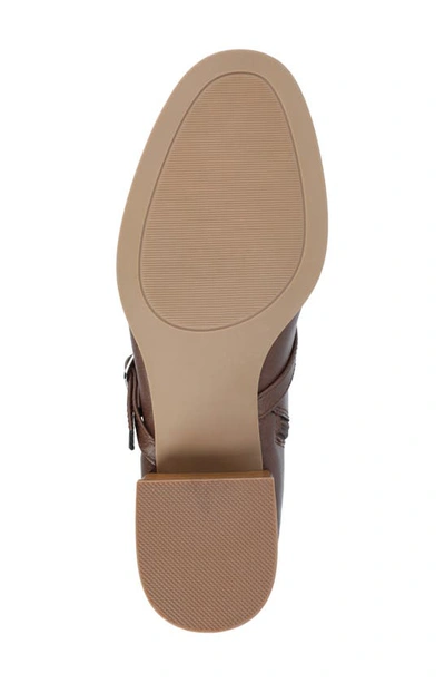 Journee Collection Elettra Tru Comfort Buckle Knee High Boot In Brown