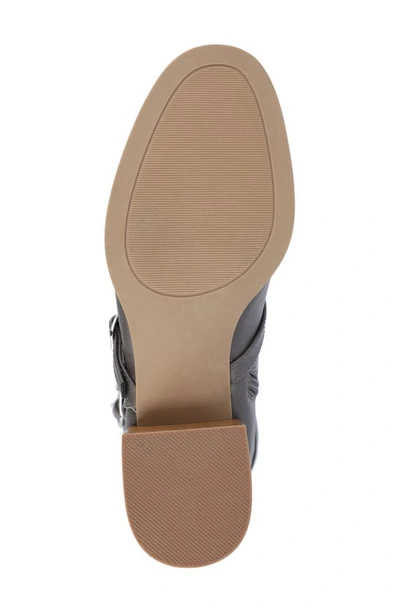 Journee Collection Elettra Tru Comfort Buckle Knee High Boot In Grey