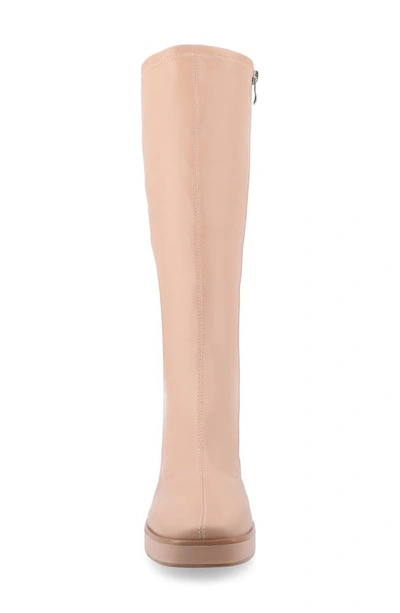 JOURNEE COLLECTION JOURNEE COLLECTION ALONDRA TRU COMFORT FOAM KNEE HIGH PLATFORM BOOT 
