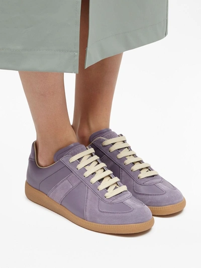 Shop Maison Margiela Women Replica Sneakers In T5166 Lilac