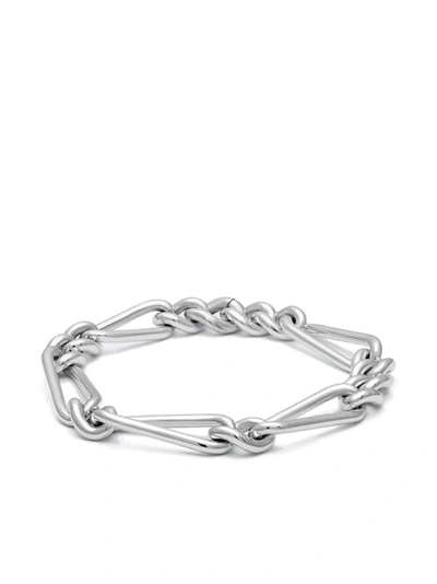 Shop Maor Unity Cub Link Bracelet In Silver