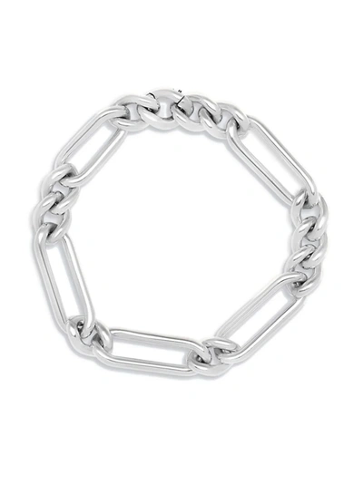 Shop Maor Unity Cub Link Bracelet In Silver