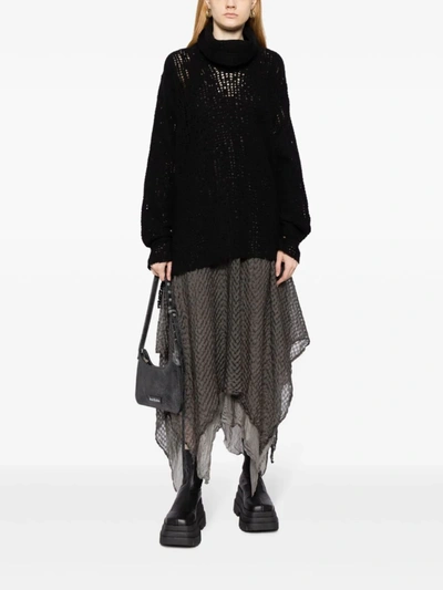 Shop Marc Le Bihan Womens Oversized Pullover Sweater In Noir