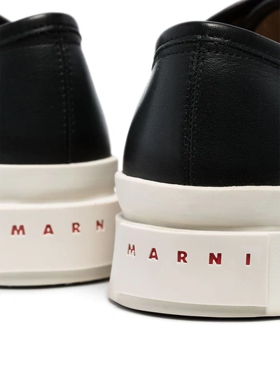 Shop Marni Women Pablo Lace Up Sneakers In 00n99 Black