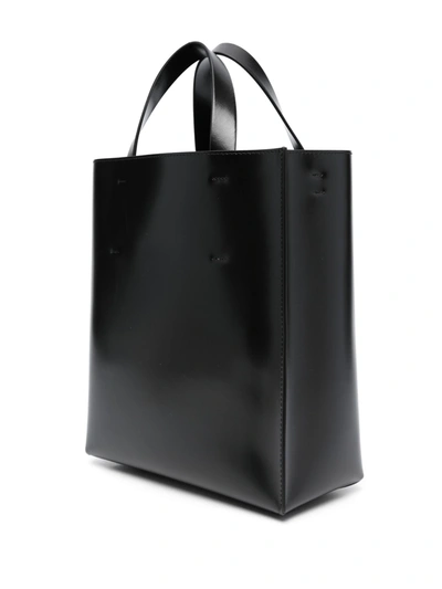 Shop Marni Women Small Museo Tote Bag In 00n99 Black
