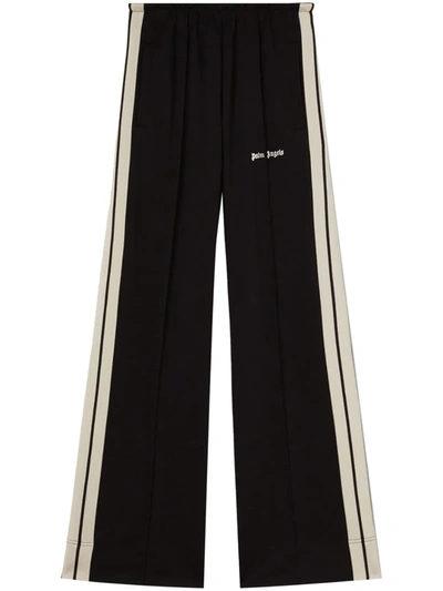 Shop Palm Angels Women Classic Loose Track Pants In Black Off White