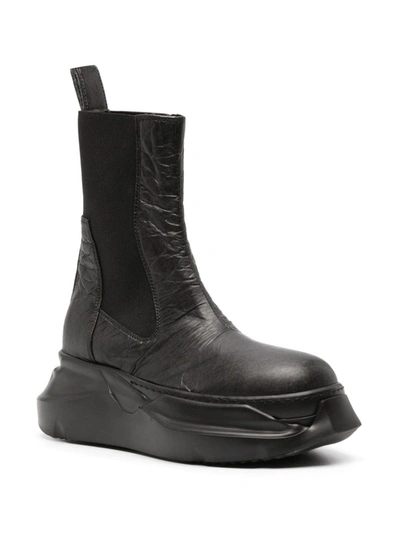 Shop Rick Owens Drkshdw Women Beatle Abstract Boots In 99 Black/black