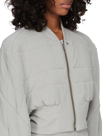 Shop Rick Owens Lilies Women Collage Bomber In Pearl 08