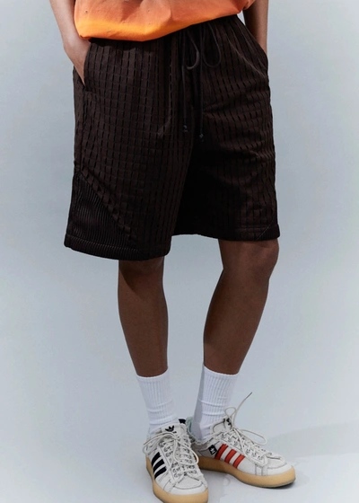 Shop Song For The Mute X Adidas Unisex  Short In Brown