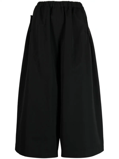 Shop Tao Comme Des Garçons Tao Comme Des Garcons Womens Rouched Waist Flair Pant In Black