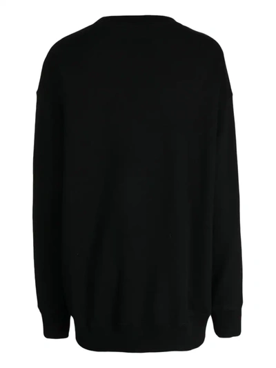 Shop Undercover Women Black Flocked Sweatshirt