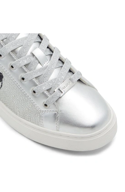 Shop Aldo X Disney 100 Sneaker In Silver