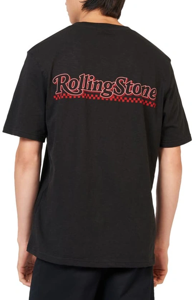 Shop Ben Sherman Rolling Stone Graphic T-shirt In Black