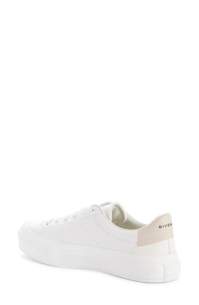 Shop Givenchy City Sport Lace-up Sneaker In White/ Beige