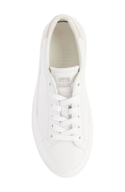 Shop Givenchy City Sport Lace-up Sneaker In White/ Beige