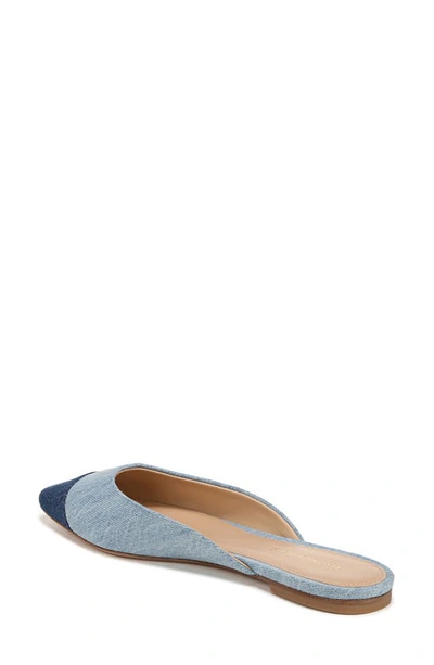 Shop Veronica Beard Carlotta Flat In Blue Multi