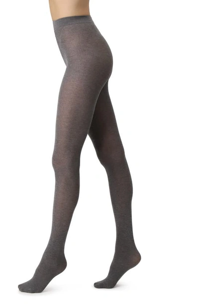 Shop Oroblu Cheryl Sheer Tights In Grey-melange