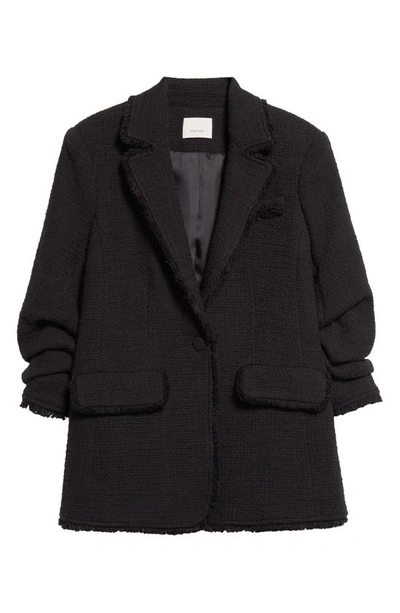 Cinq À Sept Khloe Boucle Blazer In Black