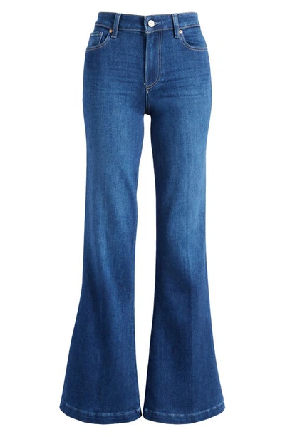 Shop Paige Genevieve High Waist Flare Jeans In Timeless