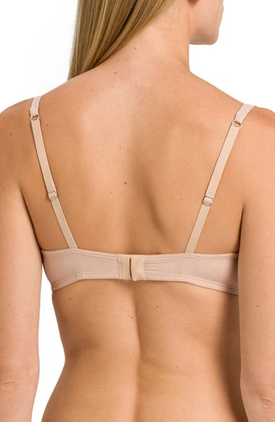 Shop Hanro Cotton Sensation Soft Cup Bra In Beige