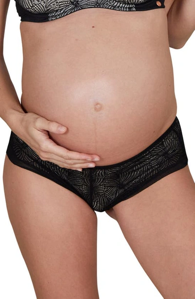 Shop Cache Coeur Dahlia Maternity Briefs In Black