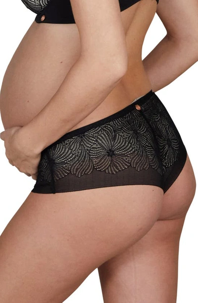 Shop Cache Coeur Dahlia Maternity Briefs In Black