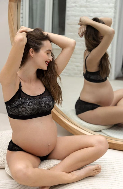 Shop Cache Coeur Dahlia Maternity Briefs In Black