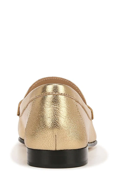 Shop Veronica Beard Penny Loafer In Gold