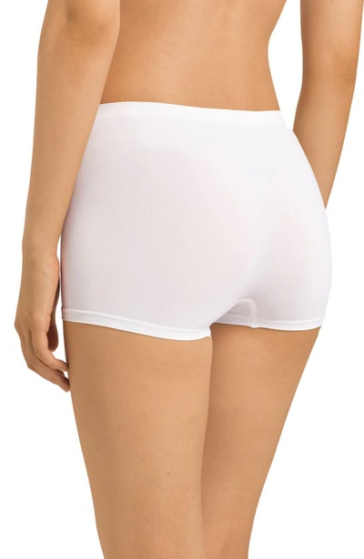 Shop Hanro Touch Feel High Waist Boyshorts In White