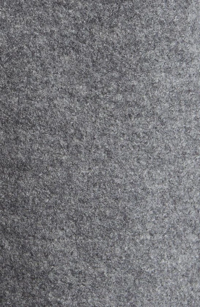 Shop Hugo Boss Hyde Wool Peacoat In Medium Grey