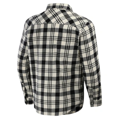 Shop Darius Rucker Collection By Fanatics Black Chicago White Sox Plaid Flannel Button-up Shirt