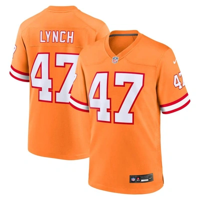 Shop Nike Youth  John Lynch Orange Tampa Bay Buccaneers Retired Player Game Jersey