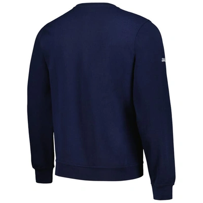 Shop Stitches Navy Milwaukee Brewers Pullover Sweatshirt