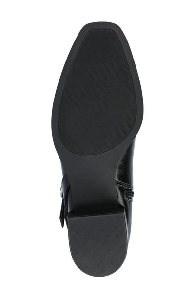 Journee Collection Wide Width Extra Wide Calf Womens Romilly Tru Comfort Foam Stacked Block Heel Round Toe Boots In Black