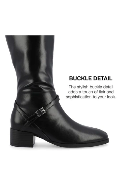 Shop Journee Collection Rhianah Tall Boots In Black