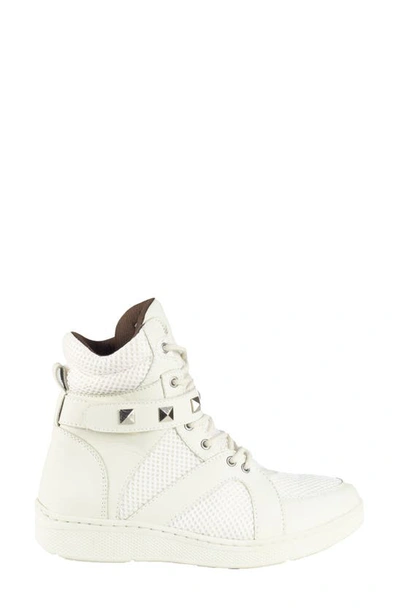 Shop Sandro Moscoloni High Top Sneaker In White