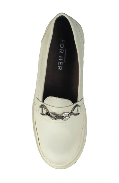 Shop Sandro Moscoloni Leather Loafer Pump In White