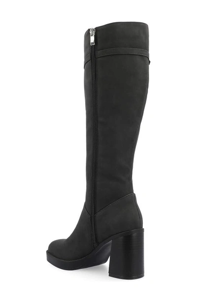 Journee Collection Letice Tru Comfort Foam Knee High Boot In Black