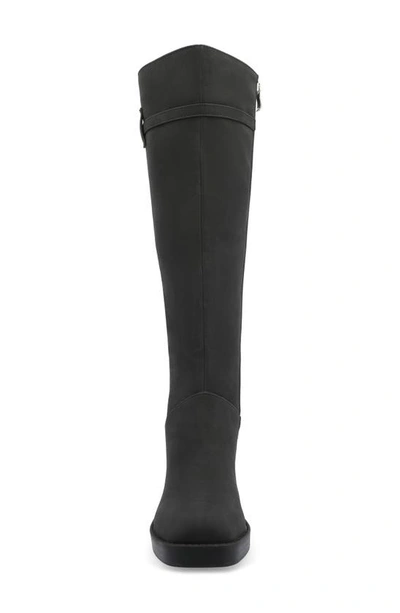 Journee Collection Letice Tru Comfort Foam Knee High Boot In Black