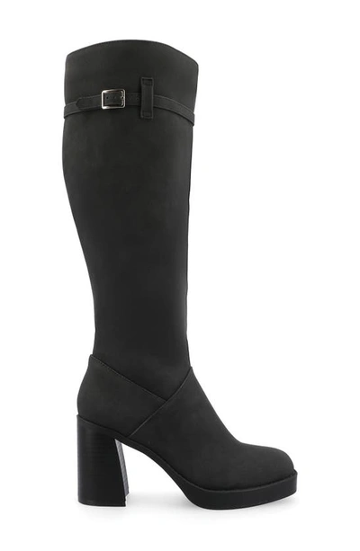 Journee Collection Letice Tru Comfort Foam Knee High Boot In Black