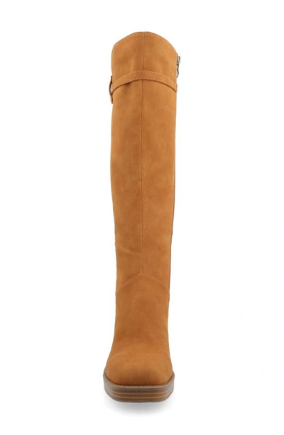 Journee Collection Letice Tru Comfort Foam Knee High Boot In Cognac