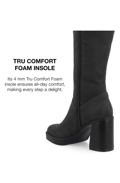 Journee Collection Letice Tru Comfort Foam Knee High Boot In Black
