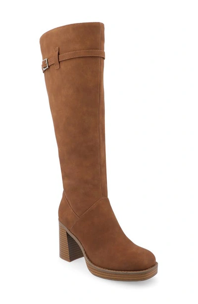 Journee Collection Letice Tru Comfort Foam Knee High Boot In Brown