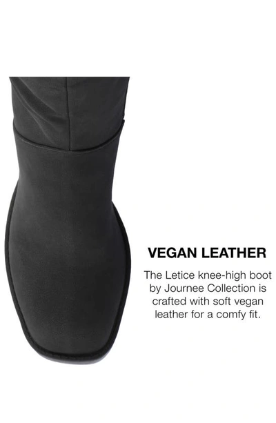 Journee Collection Letice Tru Comfort Foam Knee High Boot In Black