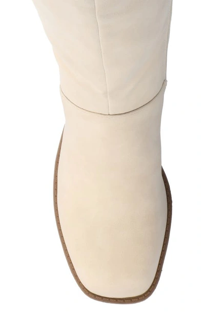 Journee Collection Letice Tru Comfort Foam Knee High Boot In Cream